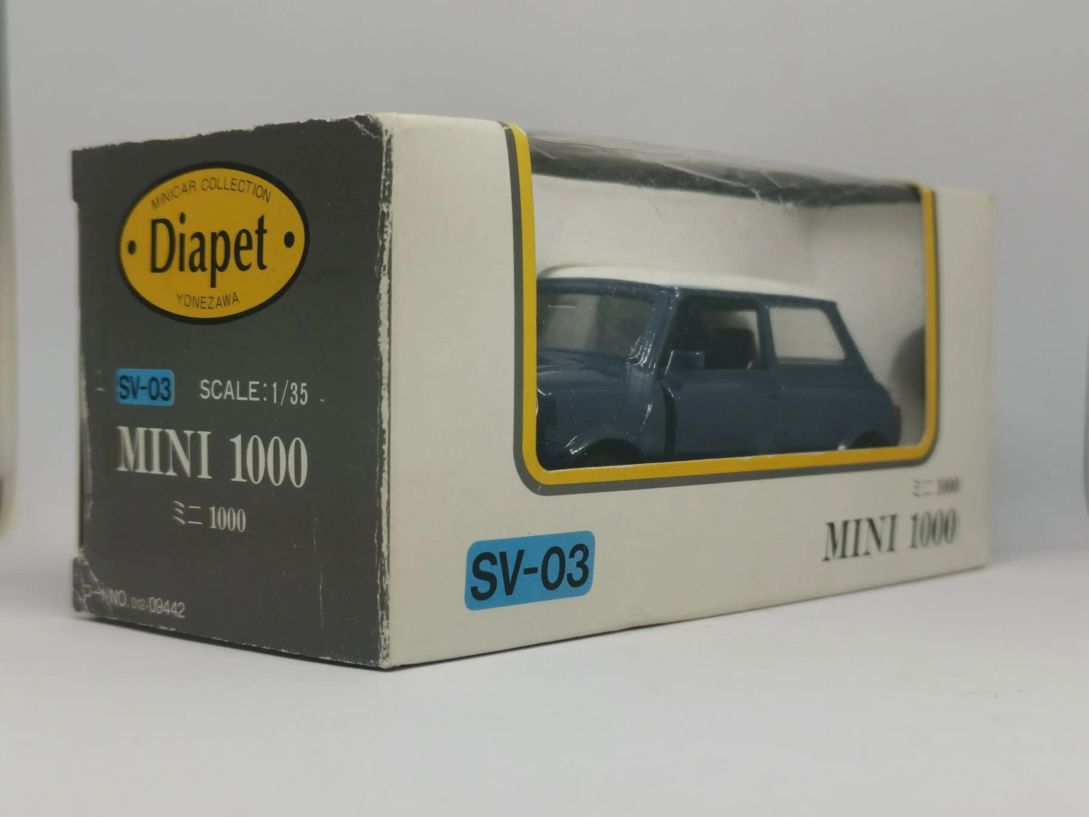 Made In Japan Diapet 1:35 Mini Cooper 1000 Blue - Image 3