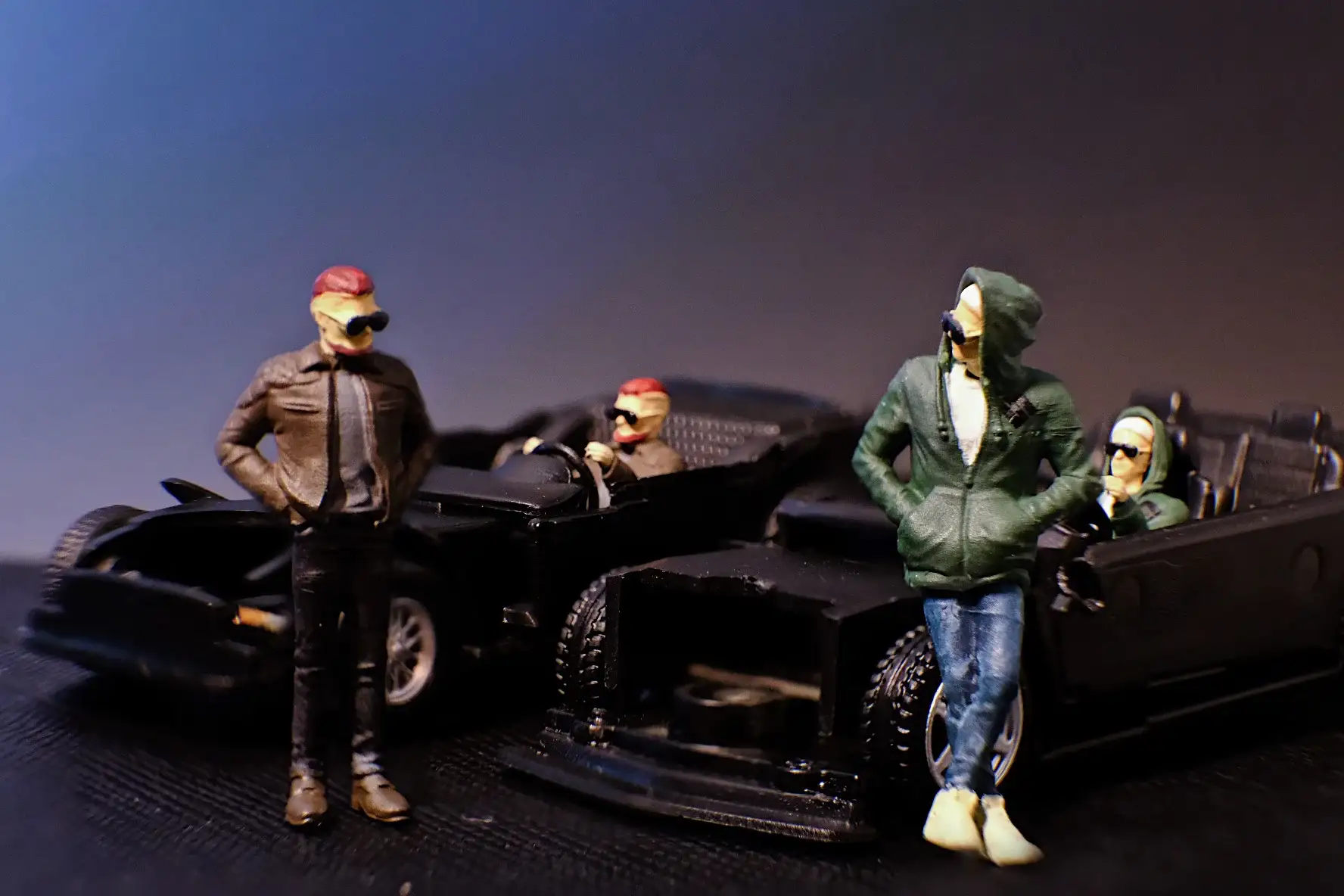 Scalite Production 1:64 scale figure RENDE2VOUS Diorama with display box - Image 3