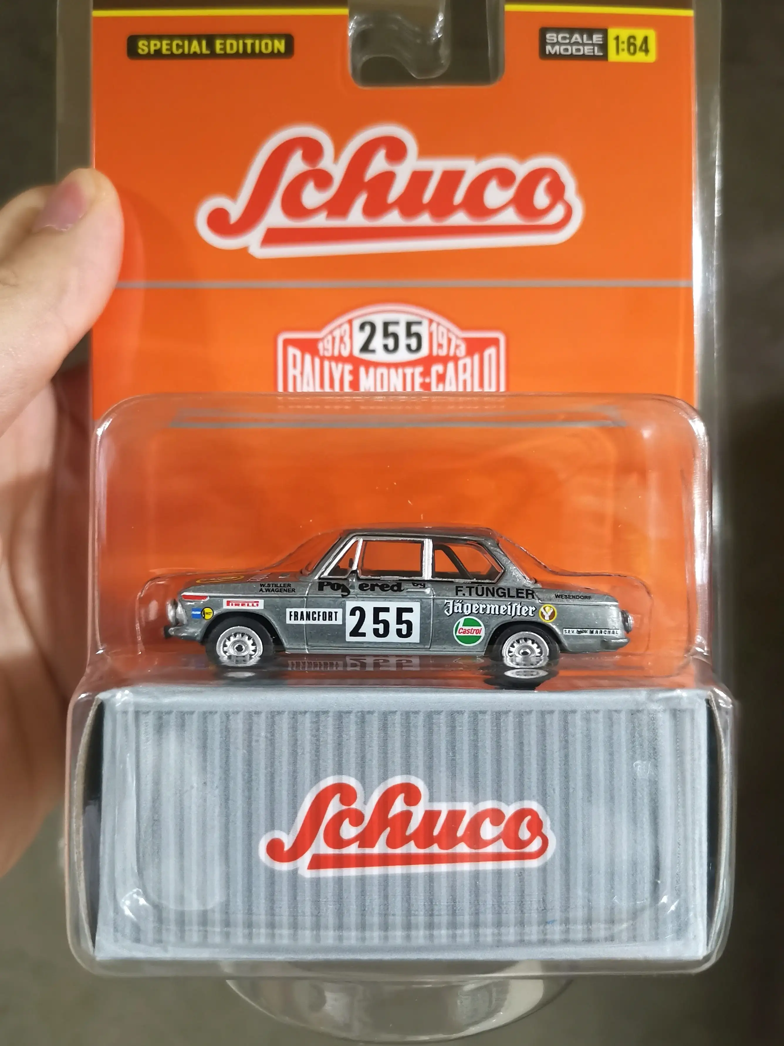 Tarmac Works x Schuco BMW 2002 Rally Monte Carlo 1973Schuco Special Edition - Image 3